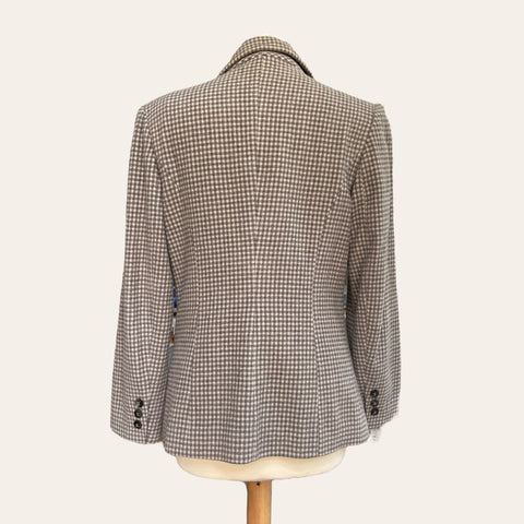 Blazer à carreaux