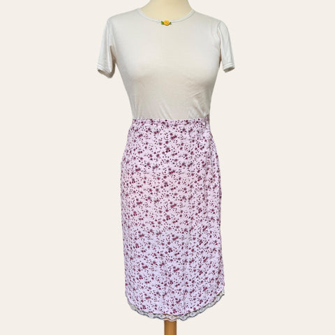 Jupe midi imprimé floral