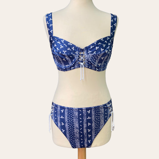 Provencal print swimsuit