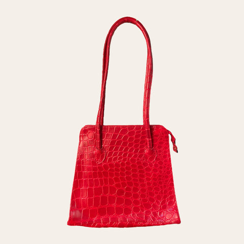 Sac en simili cuir croco