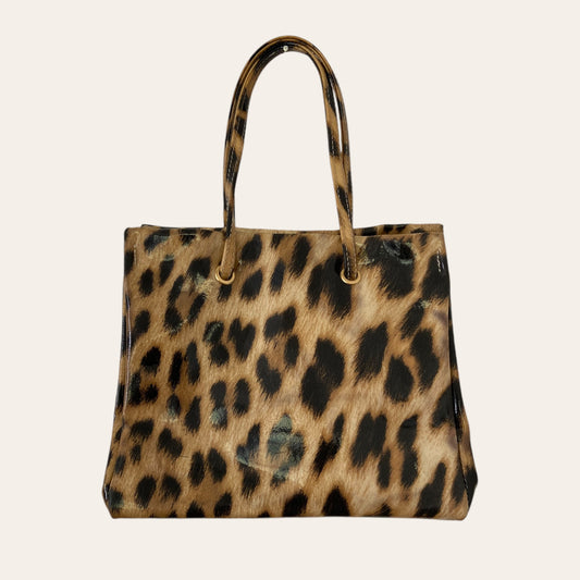 Cavalli leopard print bag