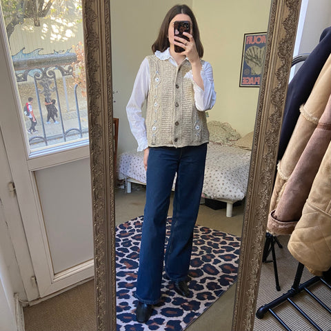 Austrian embroidered cardigan