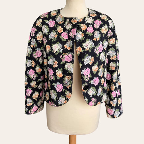 Veste matelassée imprimé floral