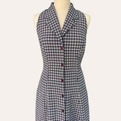 Robe chemise à carreaux