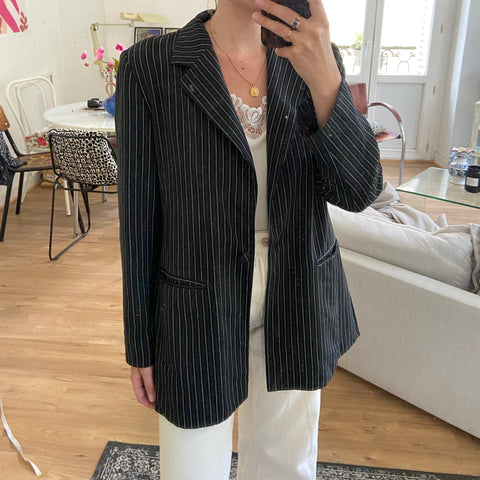 Blazer à rayures