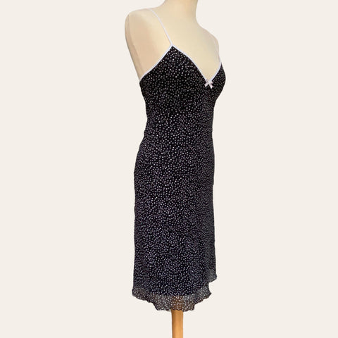 Robe midi à pois