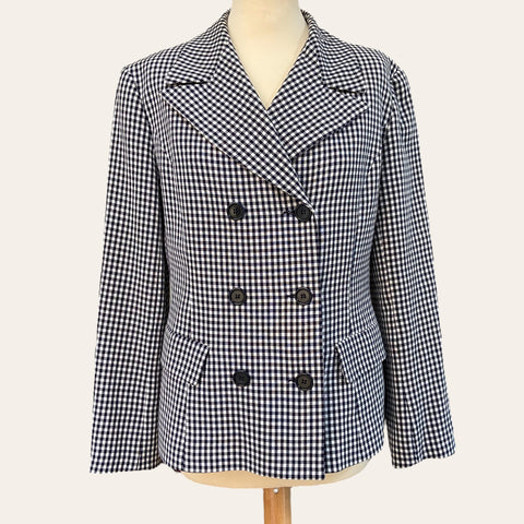 Blazer imprimé vichy