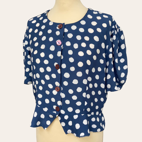 Blouse à pois