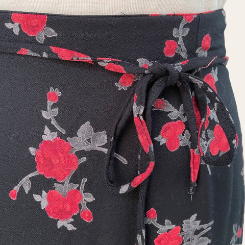 Jupe midi imprimé floral