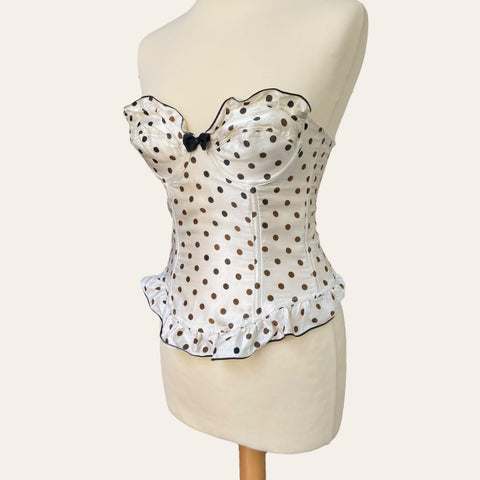 Bustier à pois