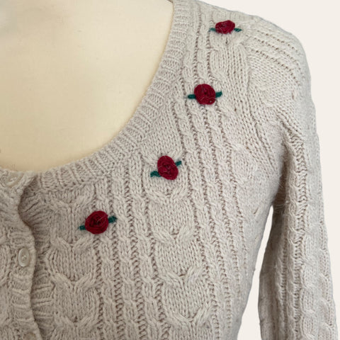 Embroidered cardigan