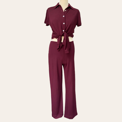 Ensemble fluide pantalon et chemise