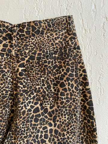 Pantalon imprimé léopard