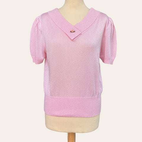 Candy pink knit