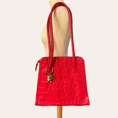 Sac en simili cuir croco