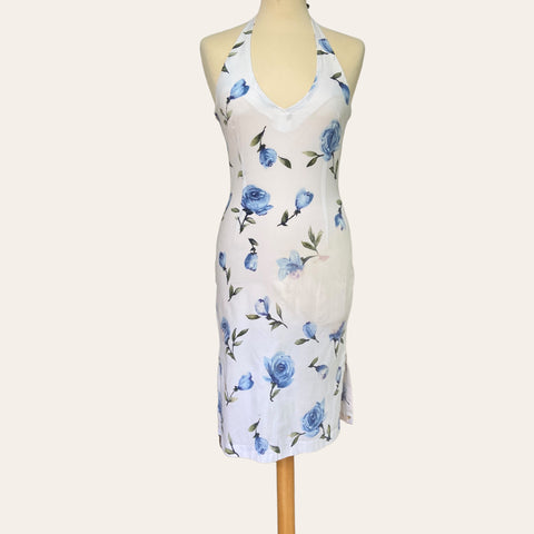 Robe dos nu imprimé floral