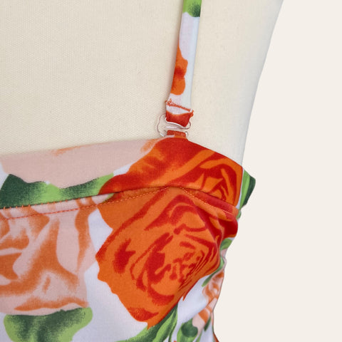 Maillot de bain à roses