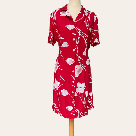 Robe chemise imprimé floral