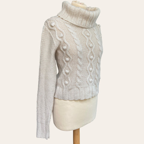 Mohair turtleneck sweater