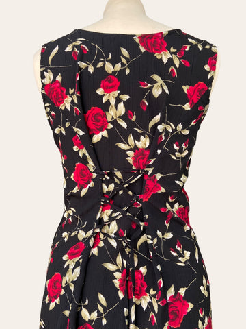 Robe boutonnée imprimé floral