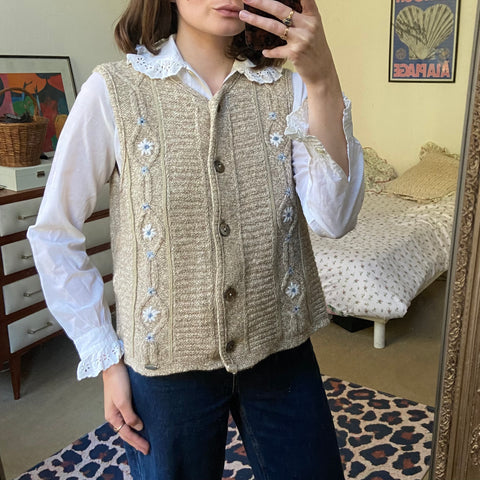 Austrian embroidered cardigan