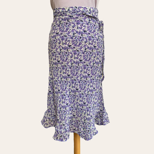 Jupe midi imprimé floral