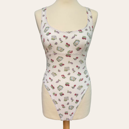 Fruit print bodysuit