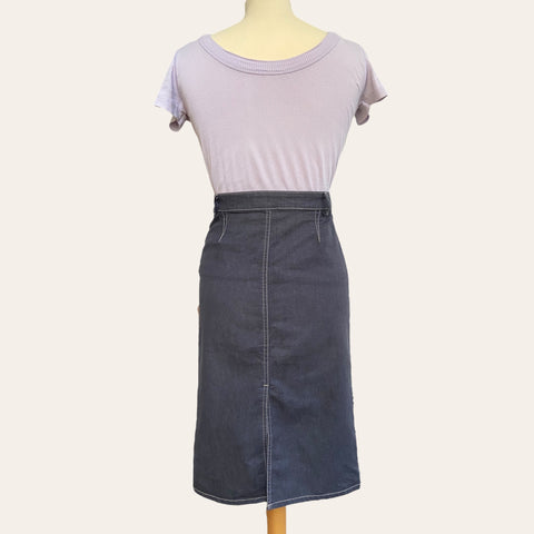 Jupe midi en denim