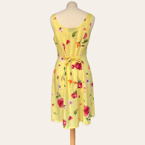 Robe boutonnée imprimé floral