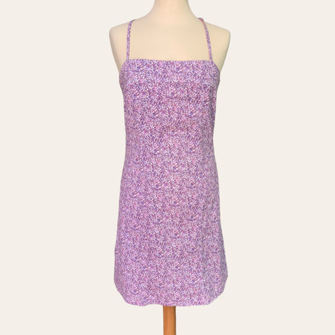 Liberty floral print mini dress