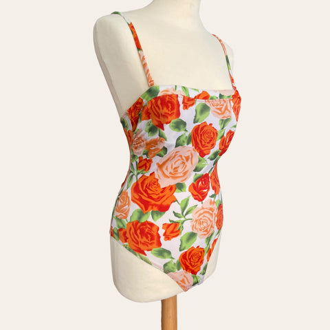 Maillot de bain à roses