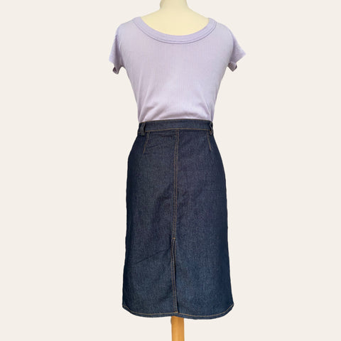 Jupe midi en denim