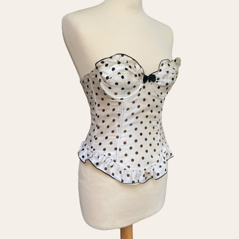 Bustier à pois