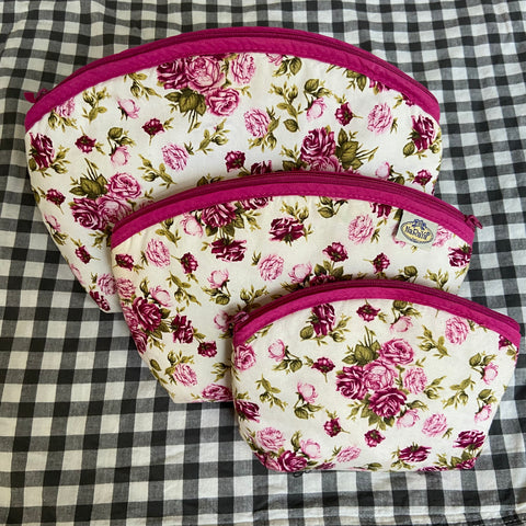 Trousse imprimé rosier