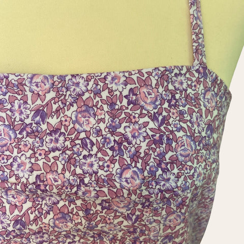 Liberty floral print mini dress