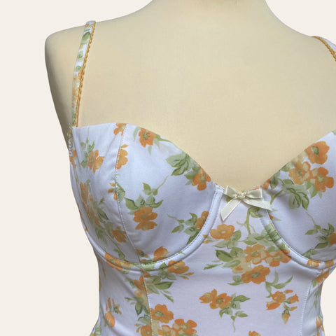 Bustier imprimé floral