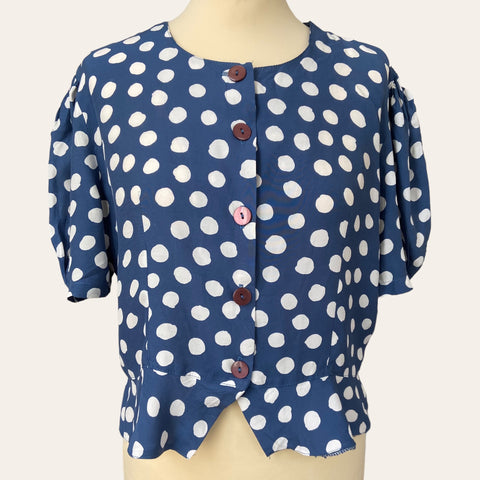 Blouse à pois