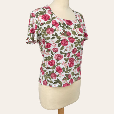 Floral print t-shirt