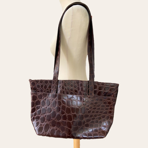 Sac cabas croco