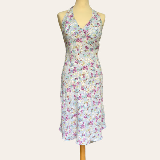 Robe dos nu imprimé floral