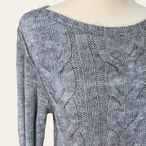 Pull torsadé en laine