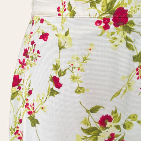 Jupe midi imprimé floral