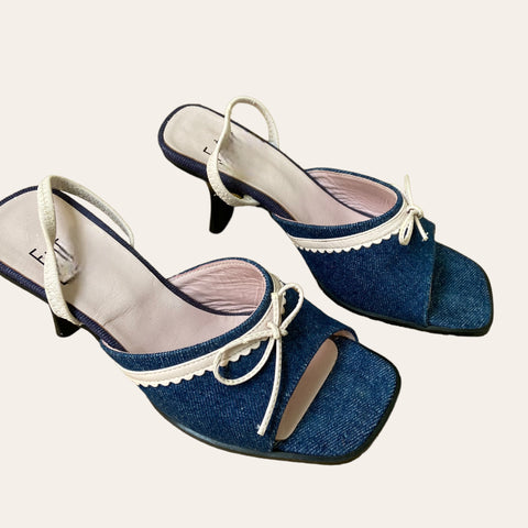 Mules en denim