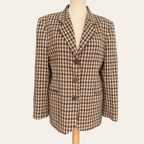 Blazer à carreaux