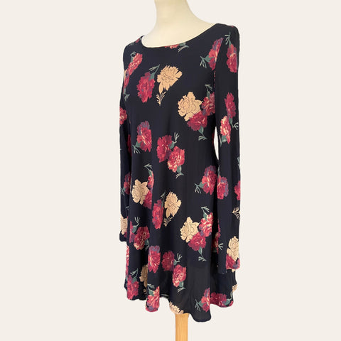 Robe évasée imprimé floral