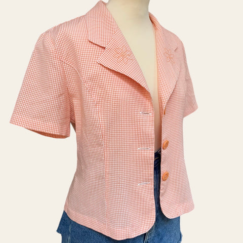 Blouse imprimé vichy