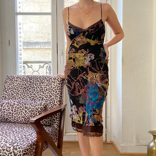 Robe nuisette imprimé floral