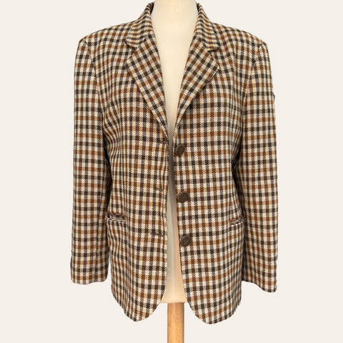 Blazer à carreaux