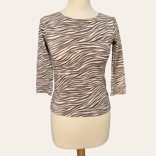 Zebra print t-shirt