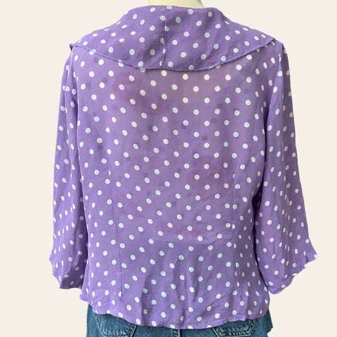 Blouse à pois